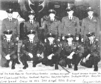 Crew of 10 men in military uniforms